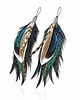kolczyki z piórami Kolczyki z piórami Ignis 1