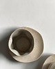 kubki Ręcznie robiony kubek ceramiczny z talerzykiem, Beżowe szkliwo w kropki 6
