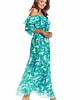 sukienki midi damskie Kobieca i elegancka sukienka - EXOTIC FLORA - 2