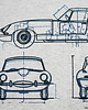 t-shirty męskie koszulka JAGUAR E-TYPE GRAY tshirt 3