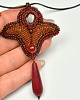 wisiory Seishin, wisior z jadeitem i karneolem, beading 4