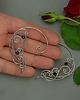 nausznice Nausznice zausznice oryginalne kolczyki granat wire wrapping 4