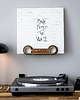 Ozdoby na ścianę Now playing uchwyt / wieszak ścienny / półka na płyty winylowe 1