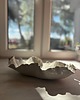 pojemniki na biżuterię Ceramiczna Duża Patera Ostryga na Sałaty Przekąski Perłowa 4