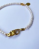 srebrne naszyjniki Capsule Pearls GOLD unisex 2