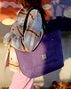 torby na ramię Zamszowa duża torba miejska shopper Fioletowa 4