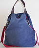 torby XXL TORBA HOBO L - niebieski, fuksja, wrzos 1
