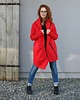 bluza z kapturem damska Bluza płaszczyk  damska asymetryczna bawełniana 4
