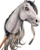 zabawki - inne Realistyczny Hobby Horse szary/szara 1