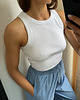 t-shirt damskie Tank top white 1