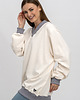 bluza bez kaptura damska Bluza ,,COMFORT" wanilia 2