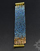 bransoletki ze szkła Blue Ombre, wyplatana bransoleta, beading 3