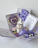 kartki scrapbooking Pamiątka ślubu, exploding box, kartka 3d na wesele cytryny 2