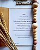 zaproszenia na komunię Zaproszenie na Komunię Chrzest dla chłopca z suszonymi kwiatami 3
