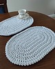 podkładki do kuchni Podkładka owalna ze sznurka 30cmx42cm 2