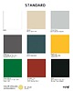 biurka Minimalistyczne drewniane biurko w wielu kolorach 138x60 8