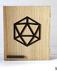 organizery Szafka na klucze GEOMETRIC - wenge 2