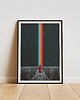 plakaty Plakat motywacyjny - Idź swoją drogą - Kolaż minimalistyczny 7