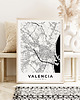 plakaty Plakat Walencja mapa 4