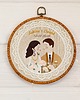 Ślub - inne Personalizowana pamiątka ślubna/rocznicowa, haft w oprawie vintage 2