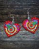 kolczyki soutache Kolekcja Frida - kolczyki kolorowe serca 2