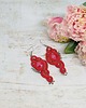 kolczyki soutache Czerwone kolczyki soutache - kolekcja Lady in Red 6