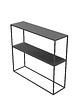 stoliki kawowe Konsola metalowa SABLE - minimalistyczna konsola z półką 2