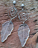 kolczyki wire wrapping liście 1