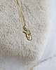 wisiory Mini amulet z lecącym smokiem złocone srebro 3