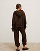 bluza z kapturem damska Bluza ELENA chocolate 2