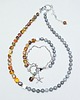 bransoletki z kamieni naturalnych Podwójna Bransoletka Modern Amber 4