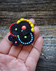 broszki Kolorowa broszka soutache 1
