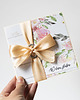 kartki scrapbooking Kartka ślubna z kokardą i kryształkami 1