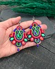 kolczyki soutache Kolczyki sutasz handmade kolorowe barwne energetyczne wiosenne Onea 1