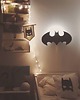 lampy do pokoju dziecka Drewniana lampka nocna "Batman" 3