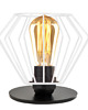 lampy stołowe Czarna lampka nocna z drucianym kloszem NOGOYA LOFT 5