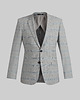 marynarki męskie Marynarka męska do zestawu męska segrate szary slim fit 1