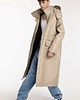 płaszcze i kurtki męskie Parka Longline Hoodie Oversize Mocca 4