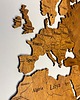 Ozdoby na ścianę Drewniana Mapa Świata 4