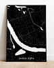 plakaty Mapa plakat - Saska Kępa - różne kolory 2