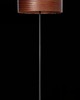 lampy podłogowe Lampa podłogowa LEEA - BLACK SAPELI. Abażur fornir Sapele-egzotyk. 3