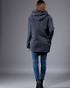 bluza z kapturem damska Bluza damska, asymetryczna bluza bawełniana 9
