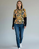 bluza z kapturem damska Bluza oversize Klimt malarski wzór kimono rozmiar M 2
