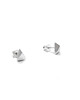 kolczyki srebrne Kolczyki srebrne TRI MINI / satin silver earrings 1