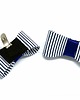 klipsy do butów Klipsy do butów Coquet-Kokardki 3D S/Navy Blue 3