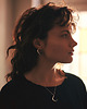 kolczyki srebrne PEARL / glossy silver earrings with dark pearl 3