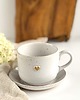 filiżanki Filiżanka ceramiczna ok. 350 ml - Biała z sercem 3