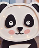 lampy do pokoju dziecka Drewniana lampka LED panda 2
