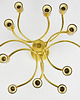 plafony Lampa Leola, lata 80 4
