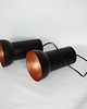 lampy wiszące Para lamp wiszących vintage 1